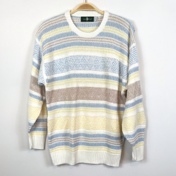 Hunt Club Other - 🍁Hunt Club Cable Knit Cotton MultiColor Sweater
